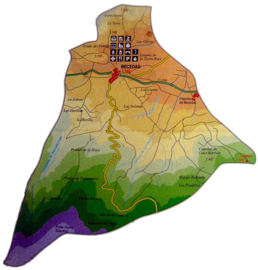 Imagen de Becedas mapa 05610 3 