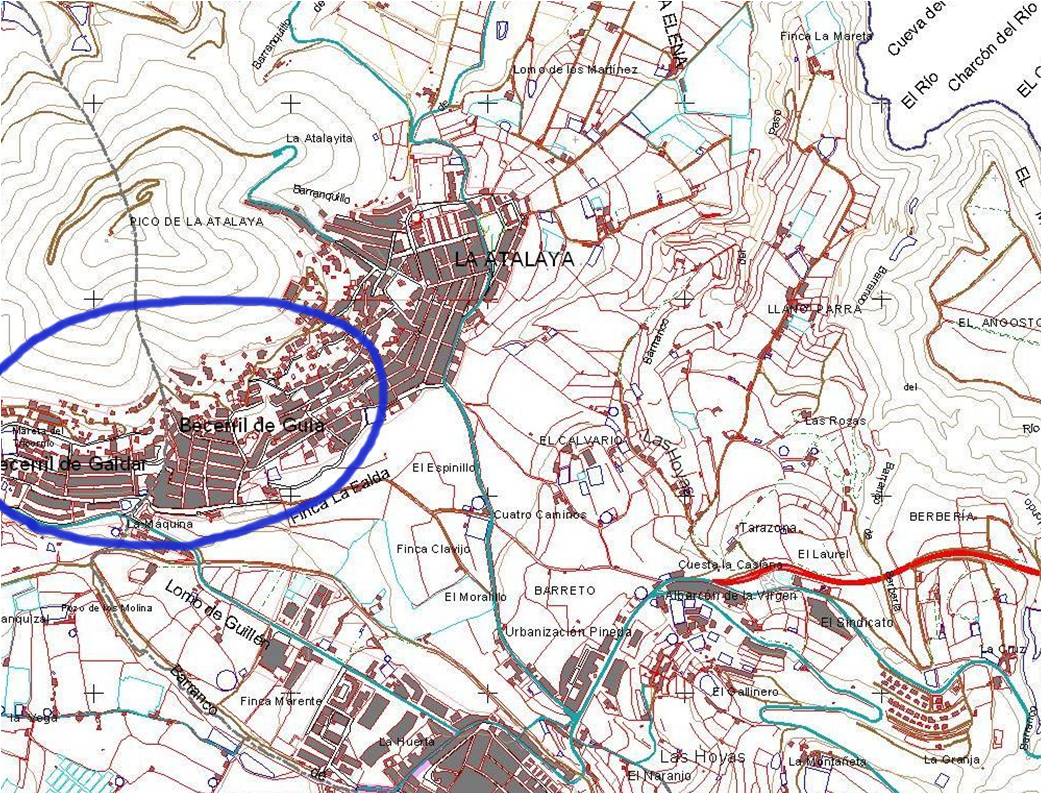 Imagen de Becerril mapa 35450 1 
