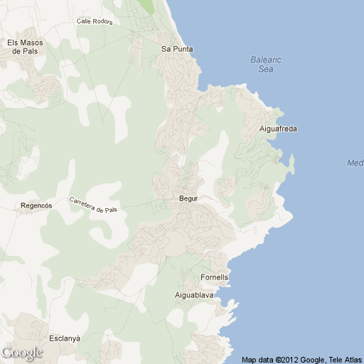 Imagen de Begur mapa 17255 2 