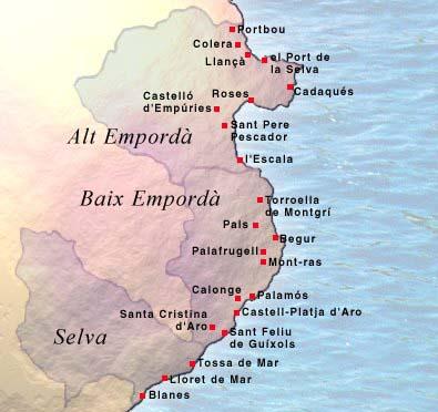 Imagen de Begur mapa 17255 4 