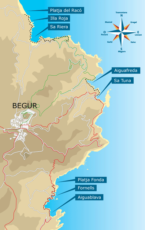 Imagen de Begur mapa 17255 5 