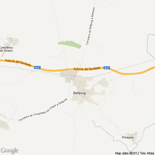 Imagen de Bellpuig mapa 25250 2 