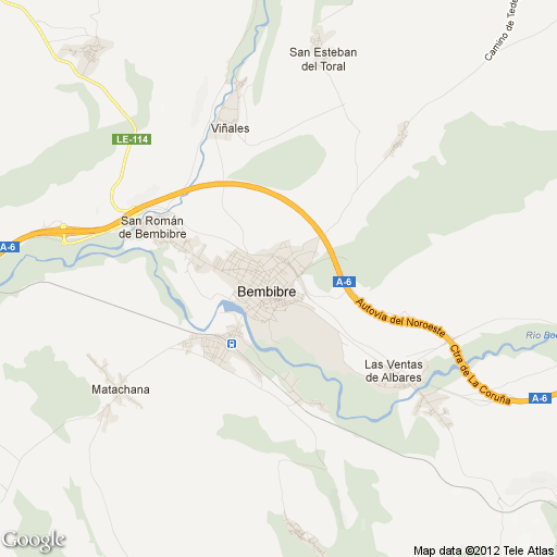 Imagen de Bembibre mapa 24300 1 