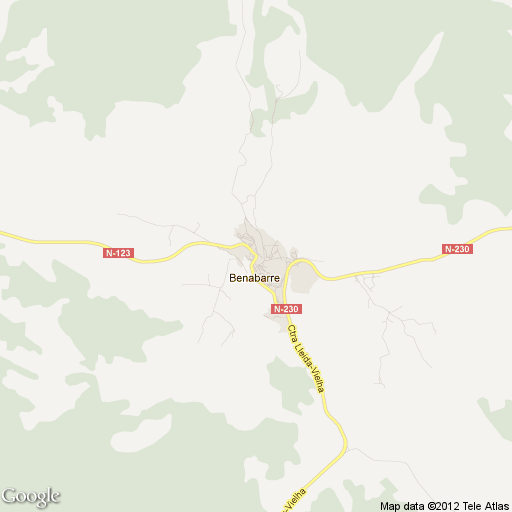 Imagen de Benabarre mapa 22580 2 