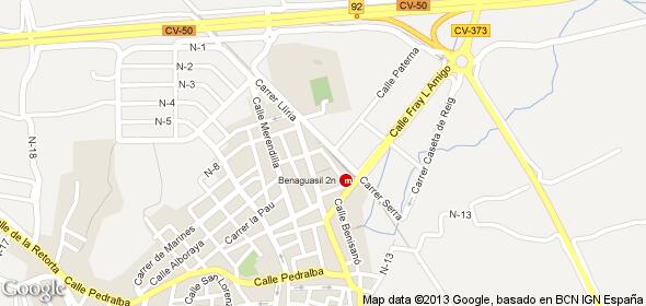 Imagen de Benaguasil mapa 46180 3 