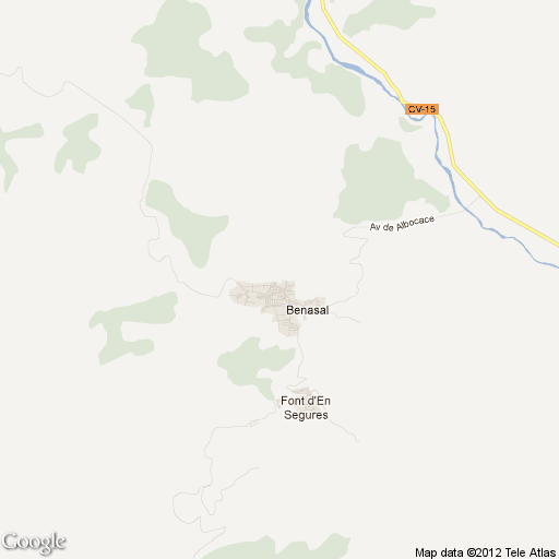 Imagen de Benasal mapa 12160 2 
