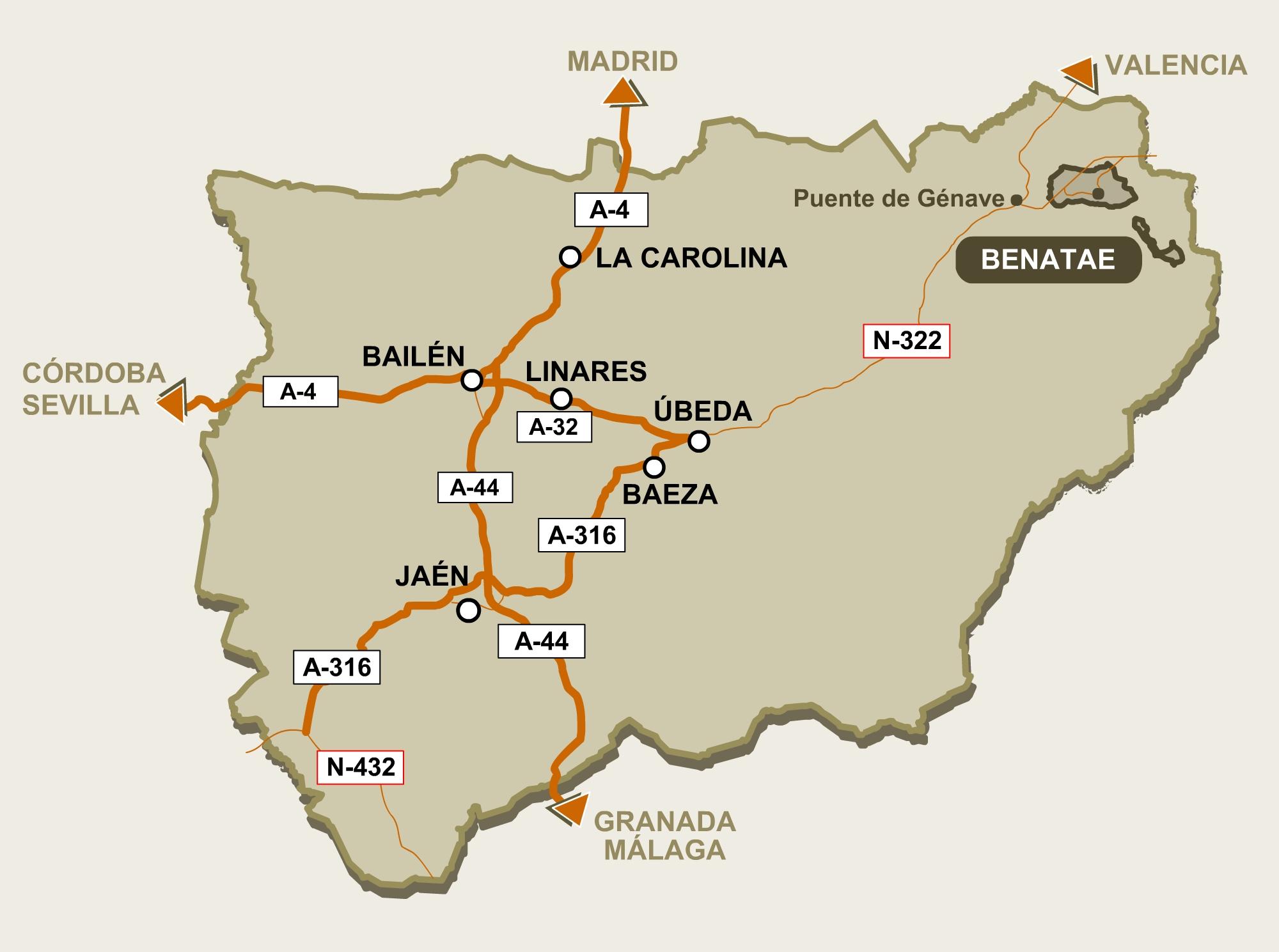 Imagen de Benatae mapa 23390 2 