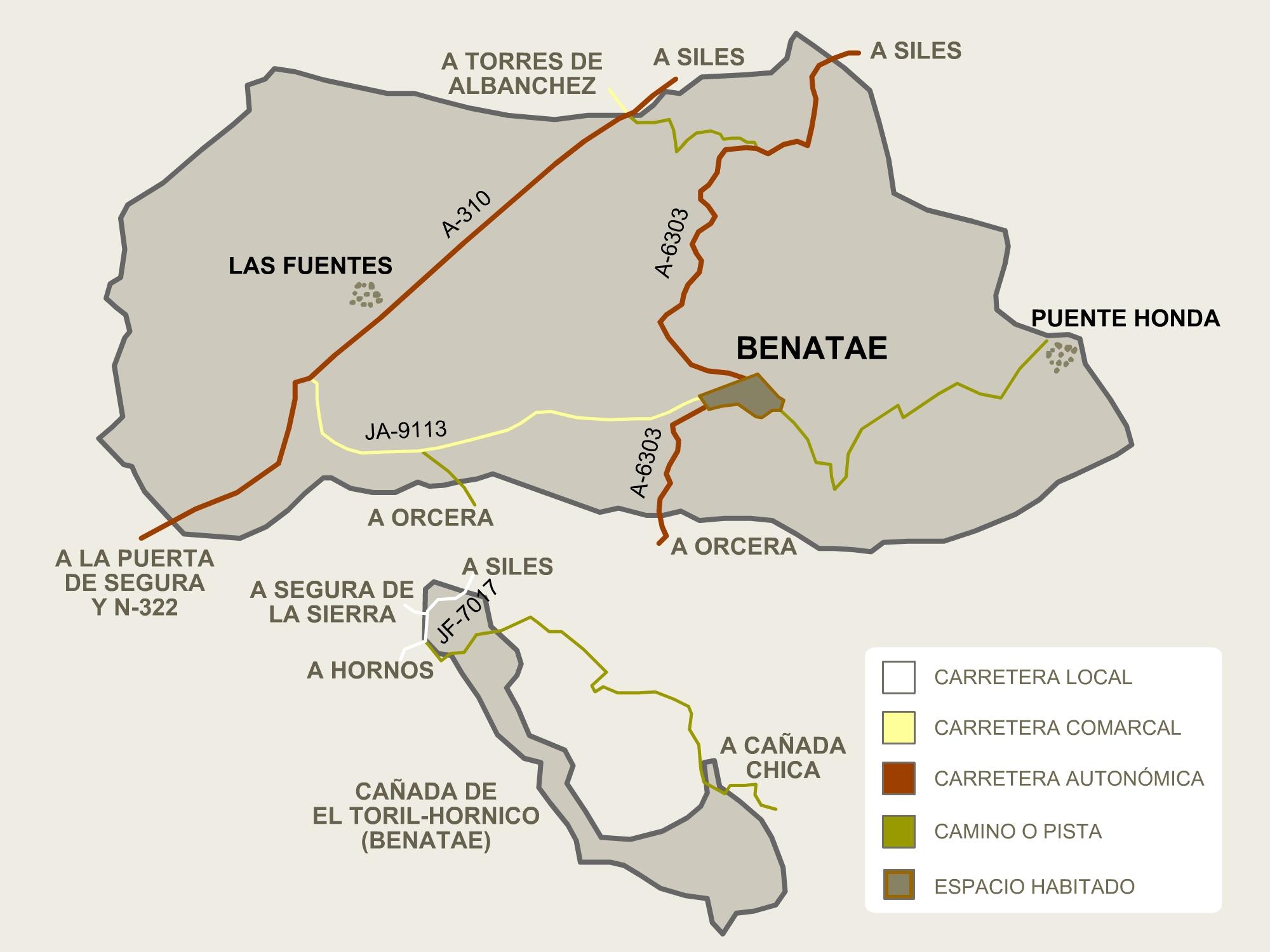 Imagen de Benatae mapa 23390 4 