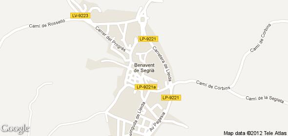 Imagen de Benavent de Segrià mapa 25132 4 