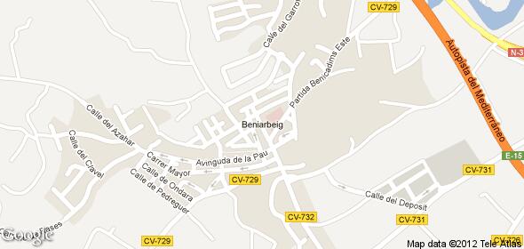 Imagen de Beniarbeig mapa 03778 4 
