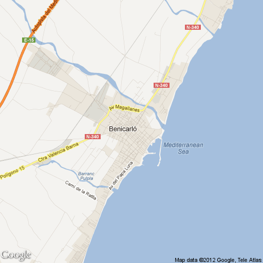 Imagen de Benicarló mapa 12580 4 