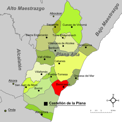 Imagen de Benicasim mapa 12560 2 