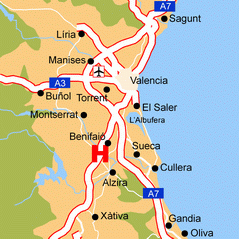 Imagen de Benifaió mapa 46450 3 