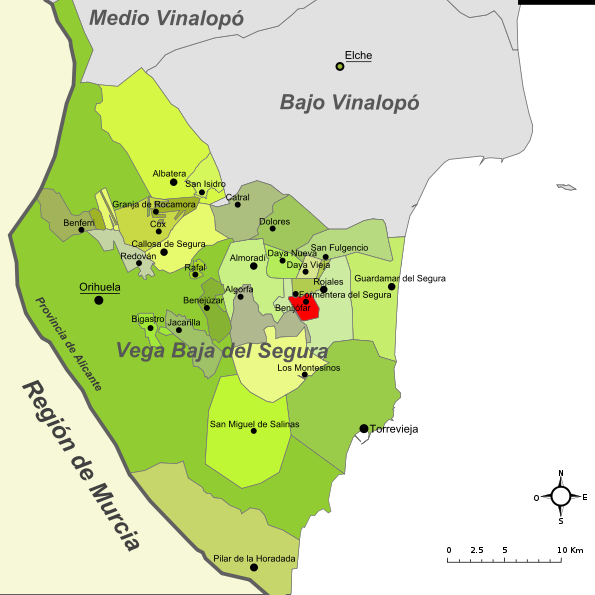 Imagen de Benijófar mapa 03178 2 