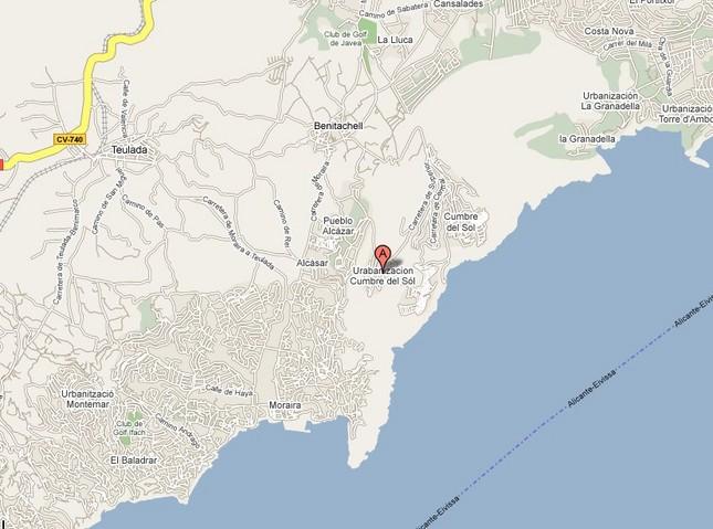 Imagen de Benitachell mapa 03726 6 