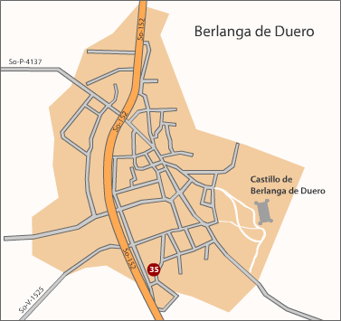 Imagen de Berlanga de Duero mapa 42360 3 