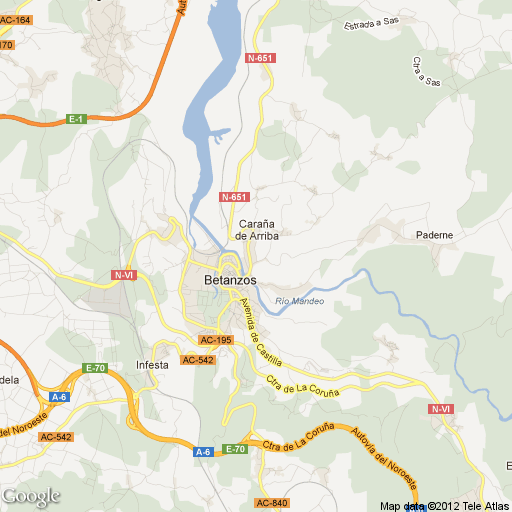 Imagen de Betanzos mapa 15300 1 