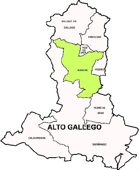 Imagen de Biescas mapa 22630 4 