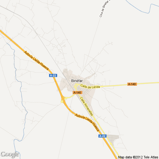 Imagen de Binéfar mapa 22500 1 