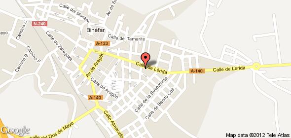 Imagen de Binéfar mapa 22500 4 