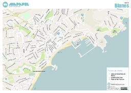 Imagen de Blanes mapa 17300 2 