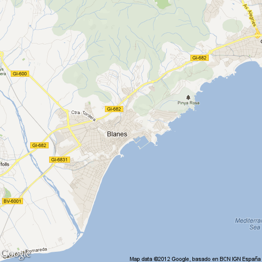 Imagen de Blanes mapa 17300 4 
