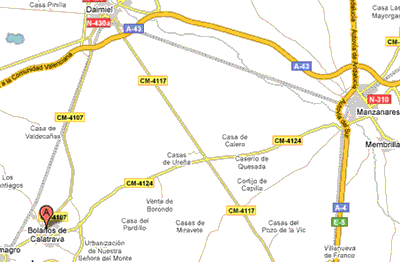 Imagen de Bolaños de Calatrava mapa 13260 2 