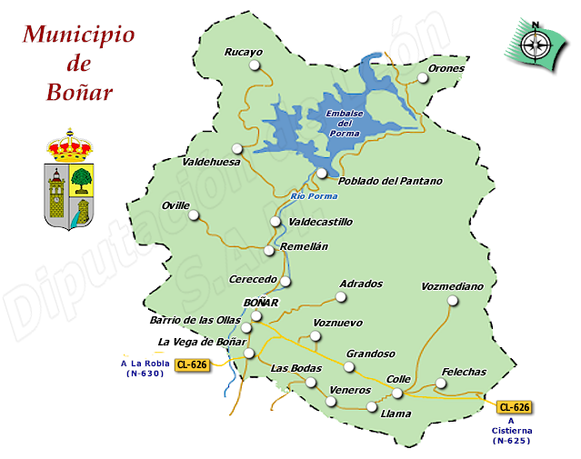 Imagen de Boñar mapa 24850 4 