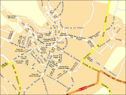 Imagen de Borja mapa 50540 5 