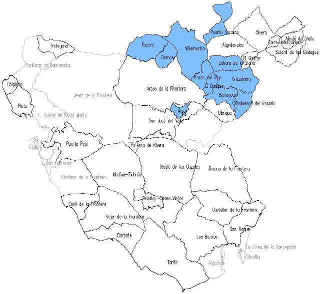 Imagen de Bornos mapa 11640 5 