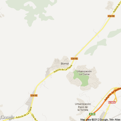 Imagen de Borriol mapa 12190 1 