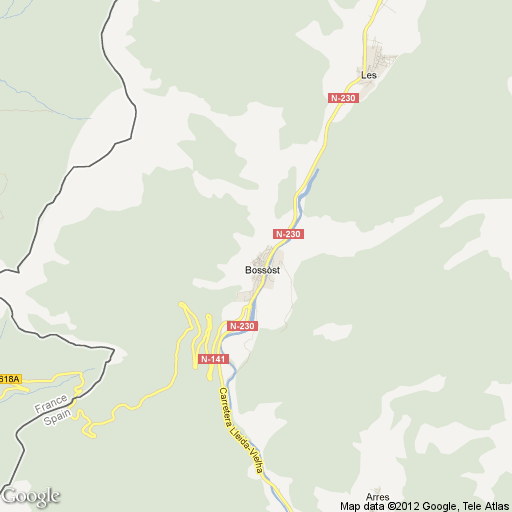 Imagen de Bossòst mapa 25550 1 