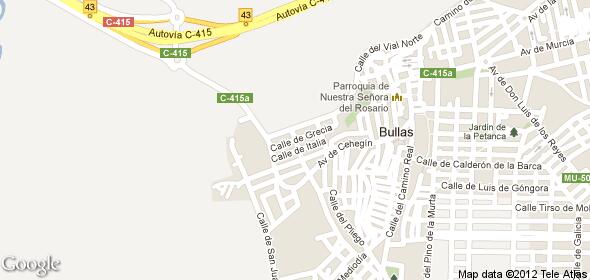 Imagen de Bullas mapa 30180 3 