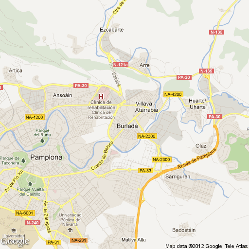Imagen de Burlada mapa 31600 1 