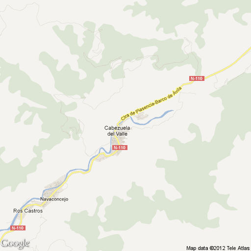 Imagen de Cabezuela del Valle mapa 10610 4 