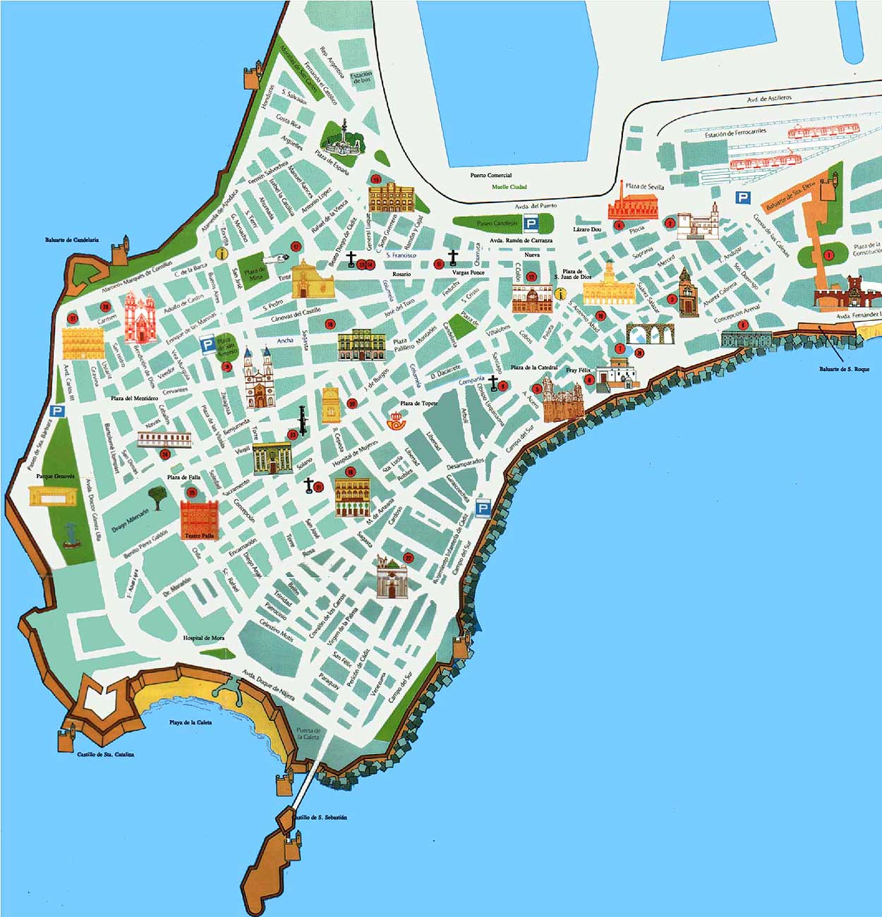 Imagen de Cádiz mapa 11005 3 