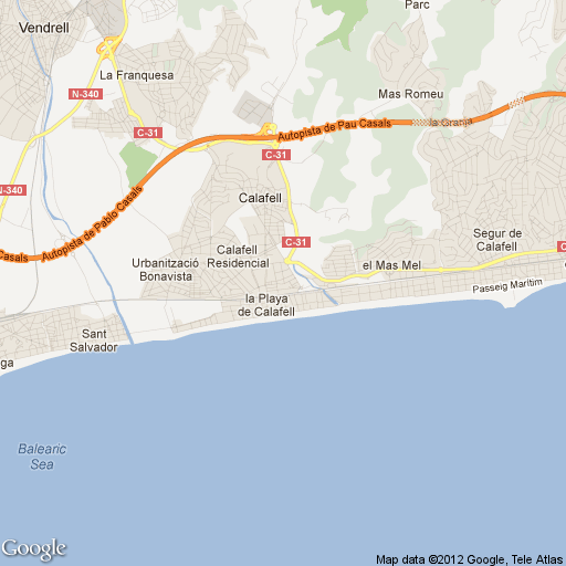 Imagen de Calafell mapa 43820 5 