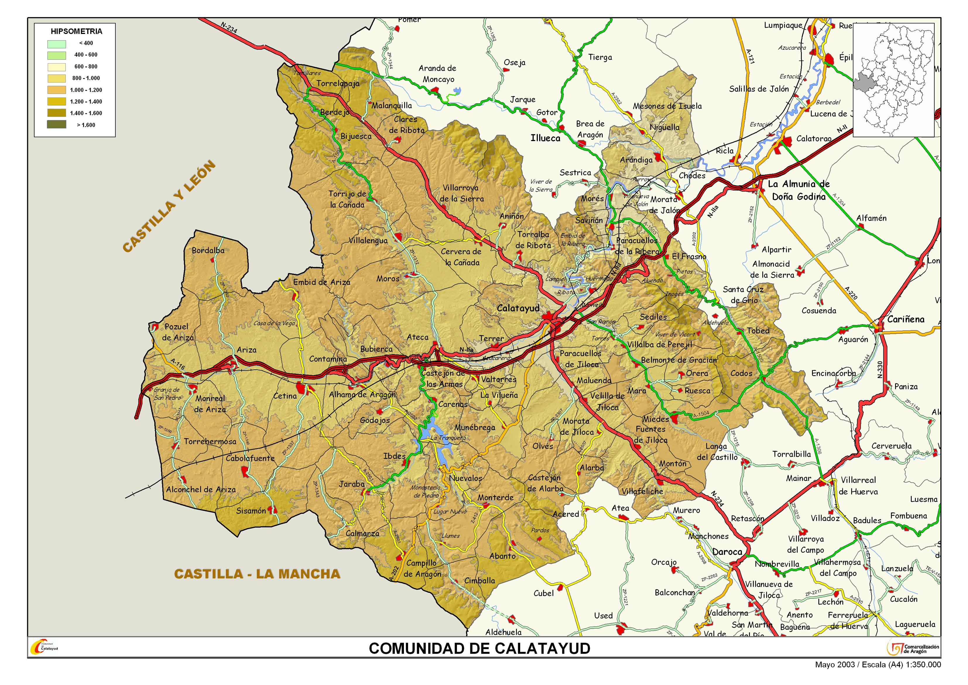 Imagen de Calatayud mapa 50300 5 
