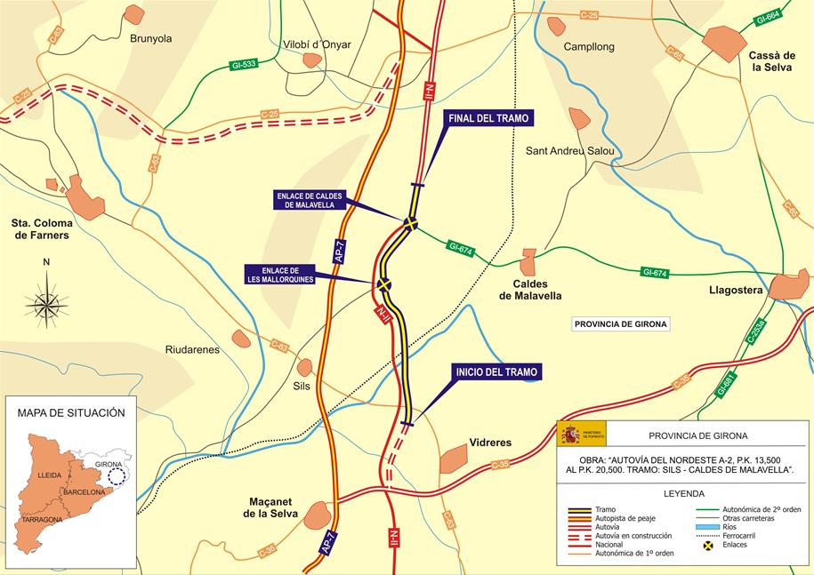 Imagen de Caldes de Malavella mapa 17455 5 