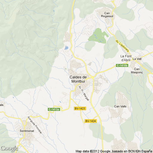 Imagen de Caldes de Montbui mapa 08140 1 