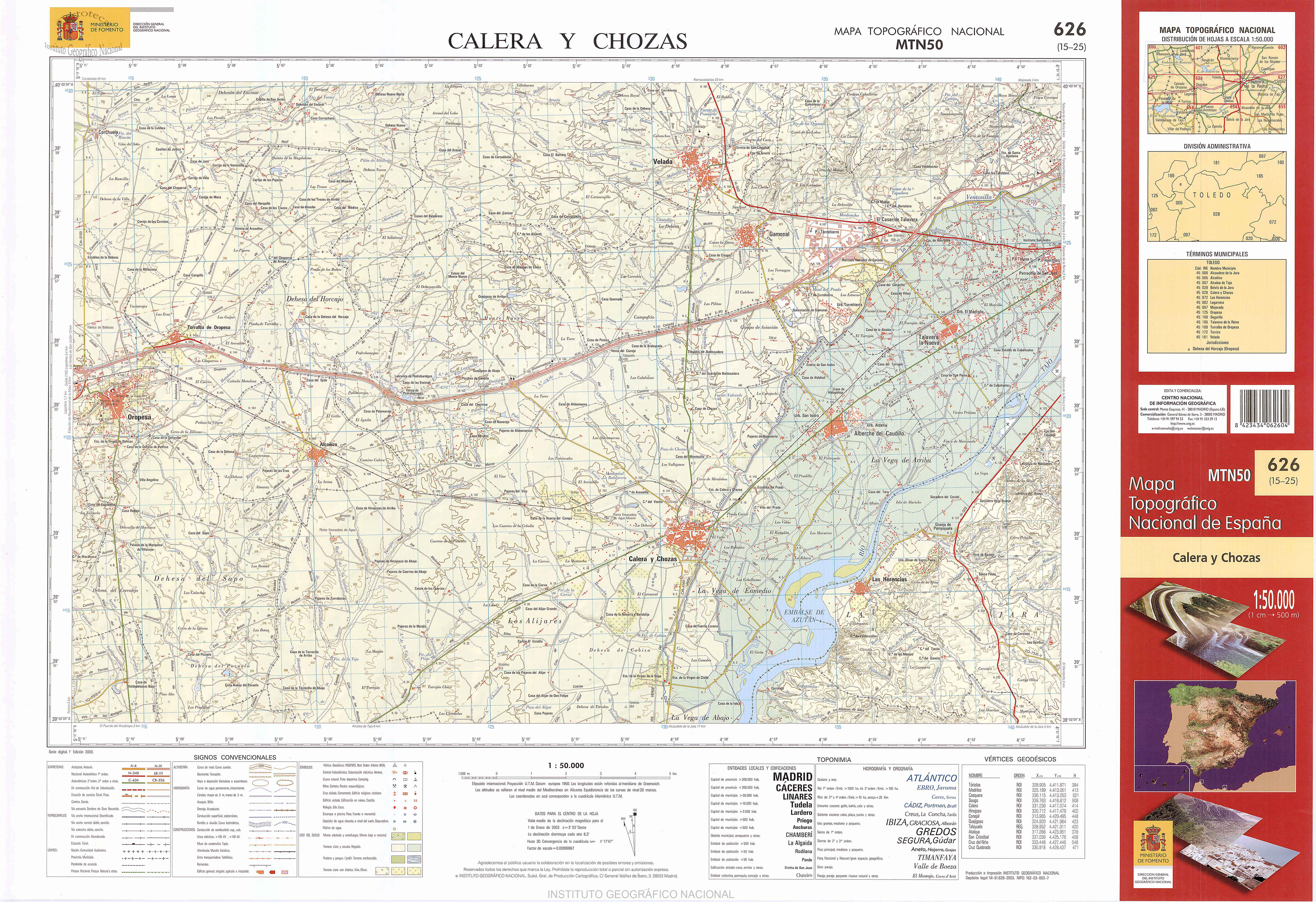 Imagen de Calera y Chozas mapa 45686 2 