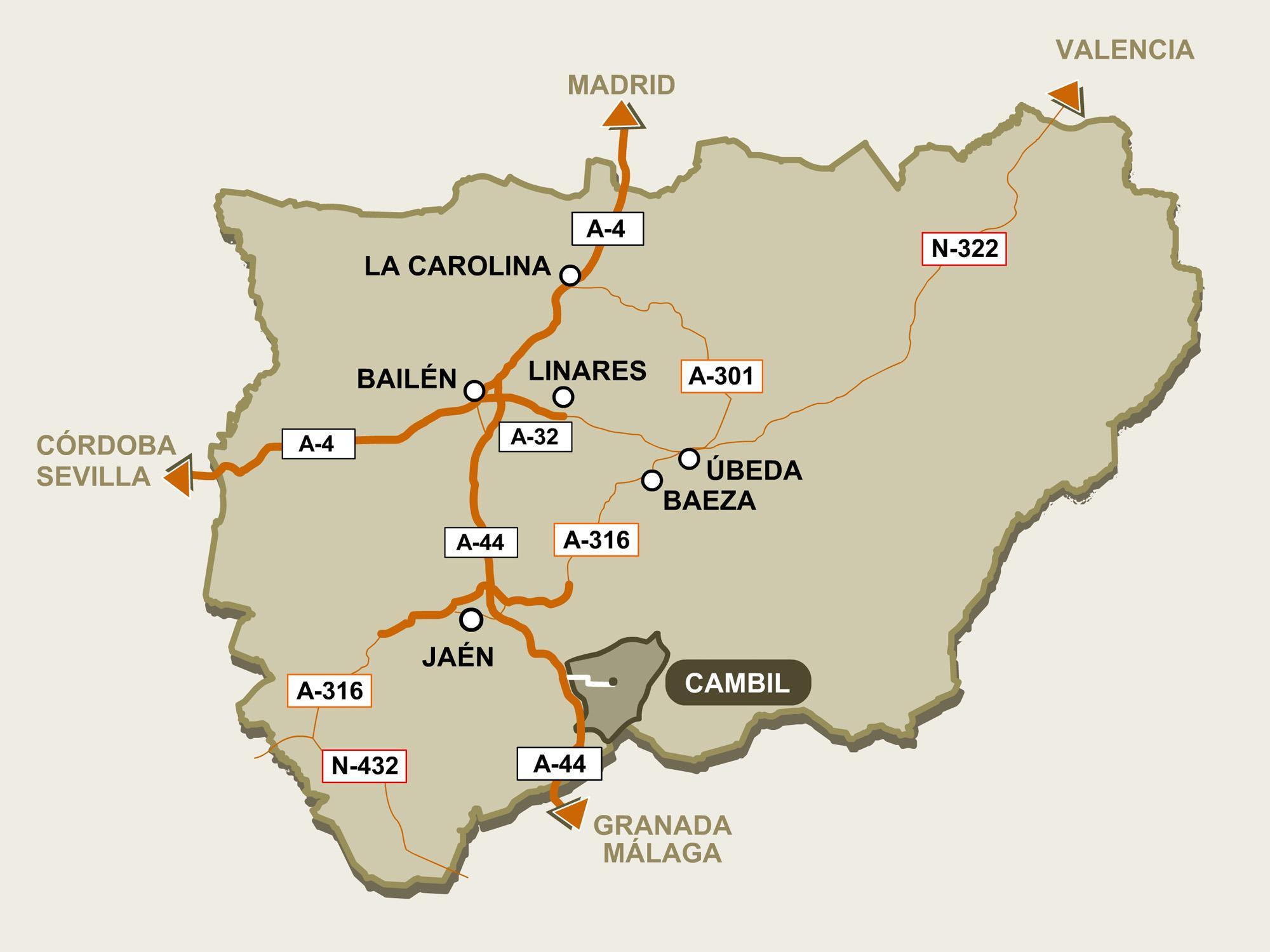 Imagen de Cambil mapa 23120 2 