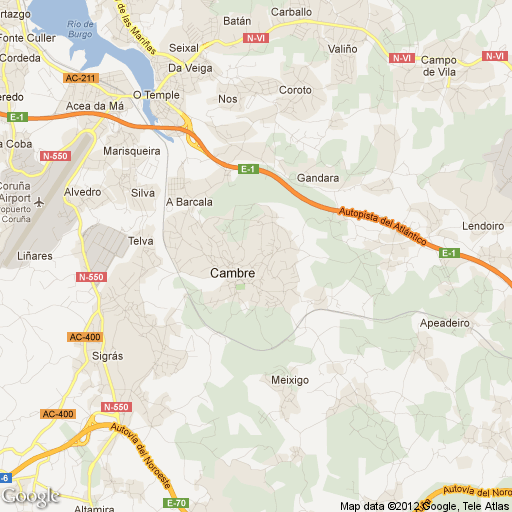 Imagen de Cambre mapa 15660 1 