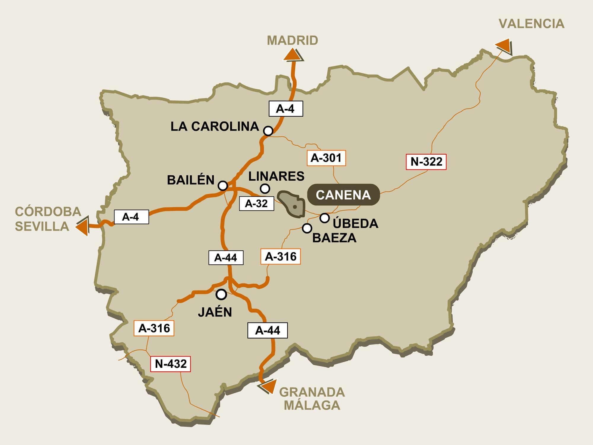 Imagen de Canena mapa 23420 3 