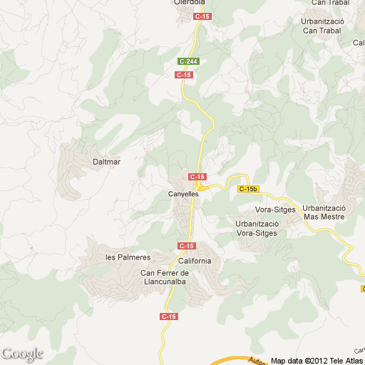 Imagen de Canyelles mapa 08811 1 