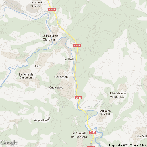 Imagen de Capellades mapa 08786 1 