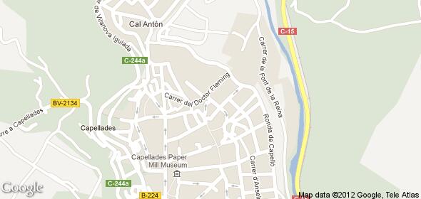 Imagen de Capellades mapa 08786 4 