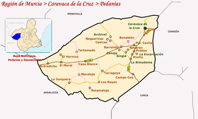 Imagen de Caravaca mapa 30400 5 