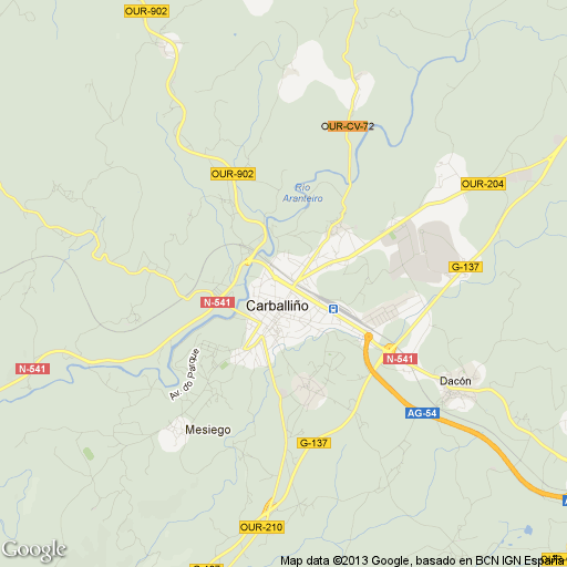 Imagen de Carballiño mapa 32500 1 