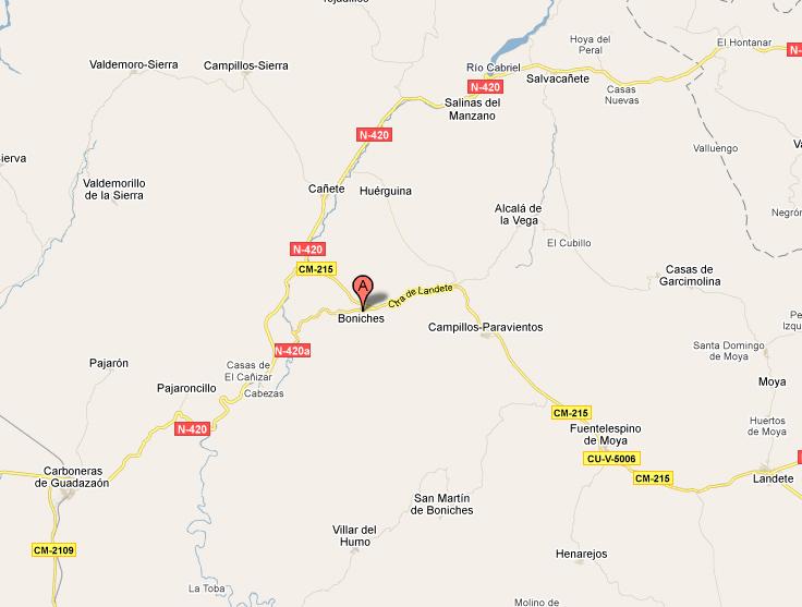 Imagen de Carboneras de Guadazaón mapa 16350 5 